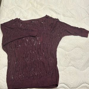 Express,plum purple, size small shirt